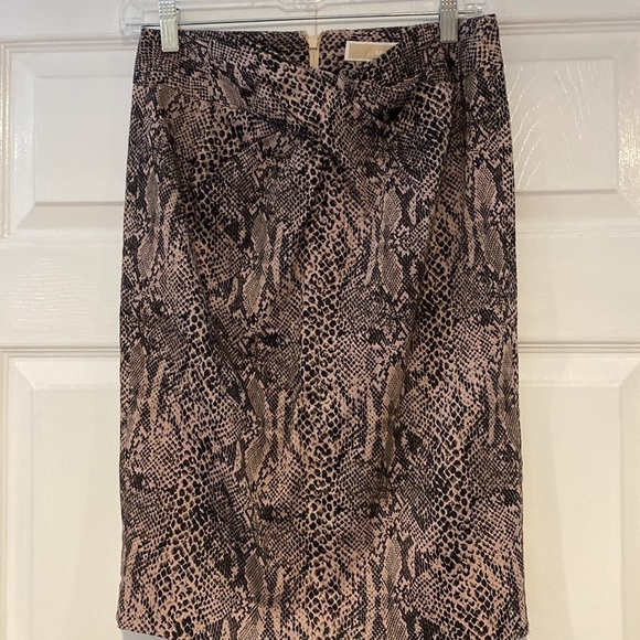 Michael Michael Kors Snake Skin Style Pencil Skirt Size 6 - Picture 2 of 4